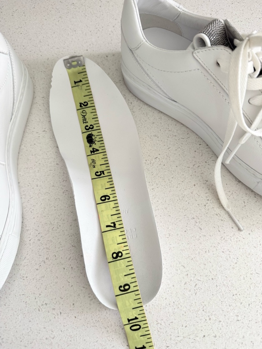 Brunello Cucinelli Leather Low-Top Sneakers EU 37 US 7 - Picture 8 of 9